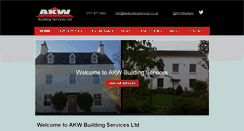 Desktop Screenshot of akwbuildingservices.co.uk